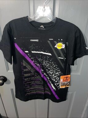 Zipway Los Angeles Lakers Black & Purple Kids Short Sleeve Tee